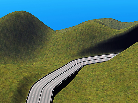 포토 JPG 해외이미지 도로 하늘 산 풍경 사람없음 그래픽 초록색 고속도로 황무지 아스팔트 언덕 드넓은 해외포토 길 컬러 교통시설 파일형식 이미지허브