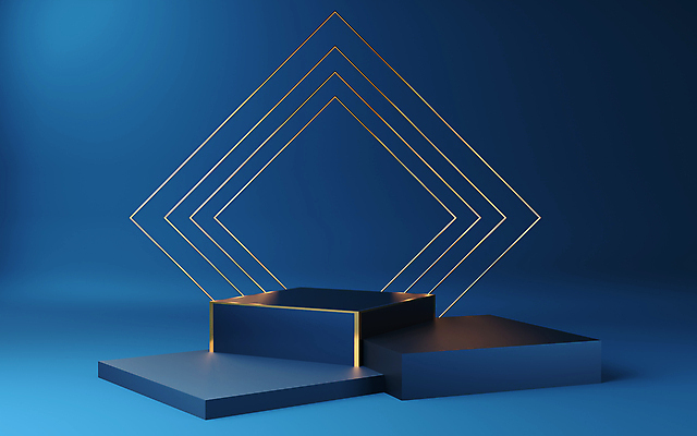 포토 JPG 해외이미지 백그라운드 사람없음 사각형 공간 금색 남색 단상 포디움 해외포토 도형 컬러 무대 파일형식 이미지허브