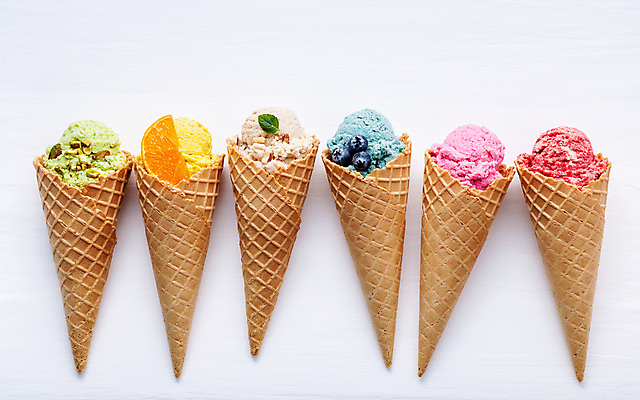 포토 JPG 해외이미지 오렌지 딸기 사람없음 블루베리 아이스크림콘 콘아이스크림 바닐라 피스타치오 해외포토 과일 아이스크림 견과류 콘 파일형식 이미지허브