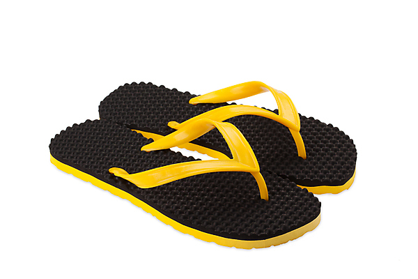 포토 JPG 해외이미지 디자인 옷 백그라운드 신발 2 휴가 새로움 슬리퍼 사람없음 컬러풀 뷰티 노란색 유행 검은색 쌍 샌들 오브젝트 고무 고립 양발 해외포토 컬러 컨셉 파일형식 이미지허브
