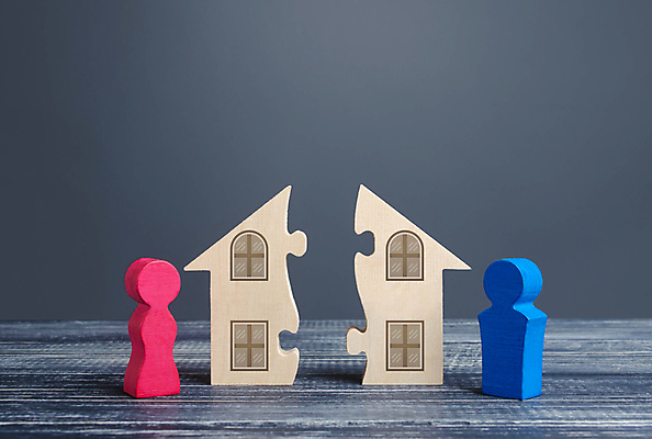 포토 JPG 해외이미지 회색배경 실내 사람없음 말_게임 퍼즐조각 단절 이혼 집모양 해외포토 모양 조각 백그라운드 내부 회색 게임 퍼즐 파일형식 이미지허브