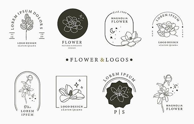 JPG 해외이미지 꽃 잎 라인일러스트 일러스트 사람없음 원형 분위기 초승달 정사각형 감성 목련 타원형 잎줄기 해외일러스트 도형 식물 줄기 컨셉 달 파일형식 이미지허브