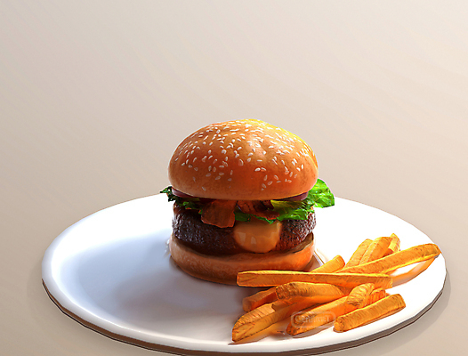 포토 JPG 해외이미지 접시 백그라운드 사람없음 감자튀김 햄버거 베이지색배경 해외포토 식기 감자 패스트푸드 튀김 베이지색 파일형식 이미지허브