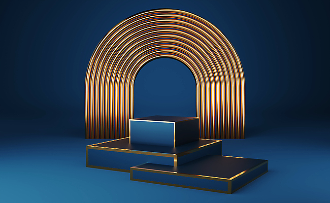 포토 JPG 해외이미지 백그라운드 사람없음 사각형 공간 금색 남색 아치 단상 포디움 해외포토 도형 컬러 무대 파일형식 이미지허브