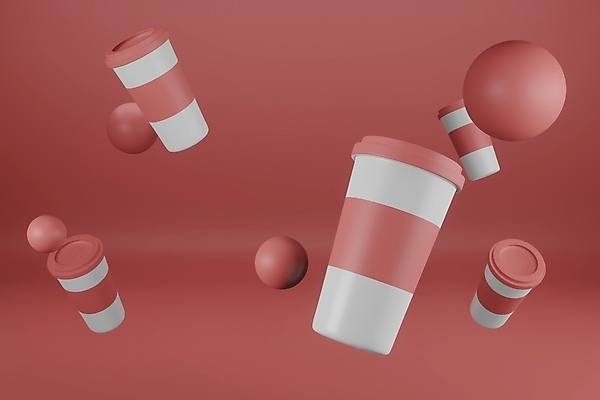 포토 JPG 해외이미지 커피 사람없음 컵 3D 거품 미니멀 해외포토 식기 음료 디지털합성 파일형식 이미지허브