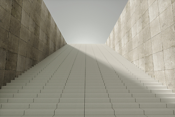 포토 JPG 해외이미지 벽 그림자 사람없음 3D 계단 공간 회색 베이지색 해외포토 컬러 디지털합성 파일형식 이미지허브