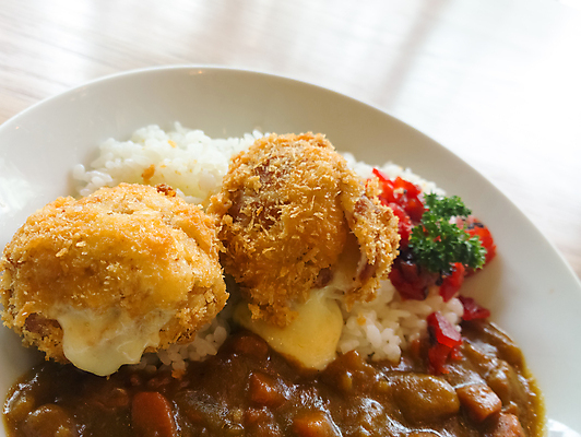 포토 JPG 해외이미지 실내 사람없음 튀김 카레라이스 해외포토 음식 내부 카레 파일형식 이미지허브