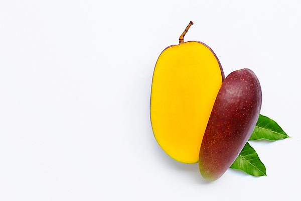 포토 JPG 해외이미지 잎 단면 실내 사람없음 열대과일 흰배경 슬라이스 망고 애플망고 해외포토 식물 백그라운드 과일 내부 흰색 파일형식 이미지허브