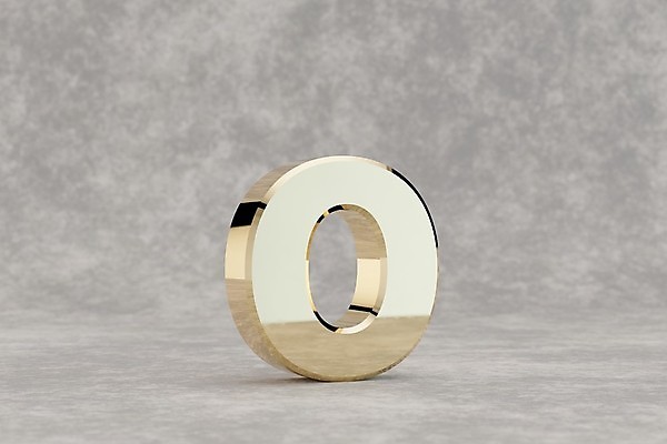 포토 JPG 해외이미지 캐릭터 알파벳 백그라운드 일러스트 사람없음 빛 반짝임 반사 3D 금속 황금 편지 만들기 광택 O 타입 고립 콘크리트 해외일러스트 영어 모션 재질 디지털합성 파일형식 이미지허브