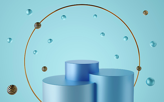 JPG 해외이미지 백그라운드 사람없음 파란색 3D 금속 받침대 해외포토 포토 컬러 재질 디지털합성 파일형식 이미지허브