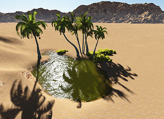 포토 JPG 해외이미지 나무 호수 모래 여행 아프리카 자연 사람없음 컴퓨터그래픽 초록색 물 야자수 3D 사막 열대기후 오아시스 카피스페이스 해외포토 자연요소 식물 나라 컬러 그래픽 공백 디지털합성 생태계 파일형식 이미지허브