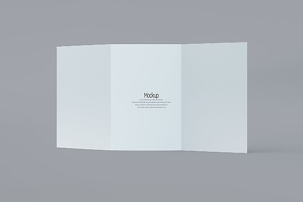 PSD 편집이미지 종이 회색배경 팜플렛 사람없음 한개 3D소스 3D 디지털합성 접지 목업 편집3D 1 리플렛 백그라운드 회색 파일형식