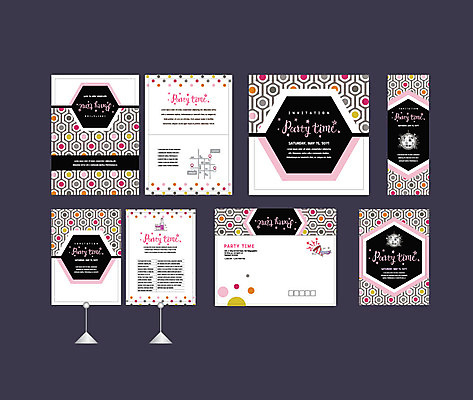 템플릿 배너 배너템플릿 패턴 이벤트 사람없음 세트 컬러풀 파티 현수막 엽서 초대장 약도 소봉투 행사세트 행사템플릿 AI파일 컬러 지도 무늬 편지봉투 카드_감사 편지 파일형식 벡터