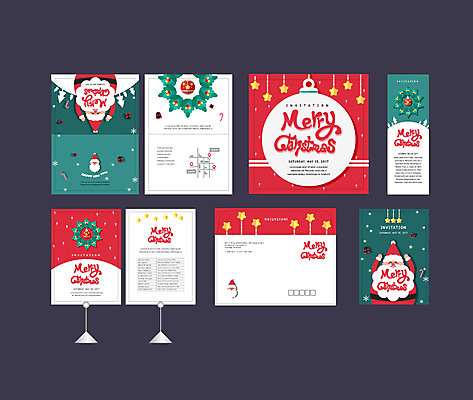 템플릿 배너 배너템플릿 별 크리스마스 이벤트 사람없음 빨간색 초록색 세트 산타클로스 장식볼 현수막 엽서 초대장 약도 소봉투 행사세트 행사템플릿 AI파일 자연요소 기념일 컬러 지도 편지봉투 카드_감사 장식 편지 파일형식 벡터