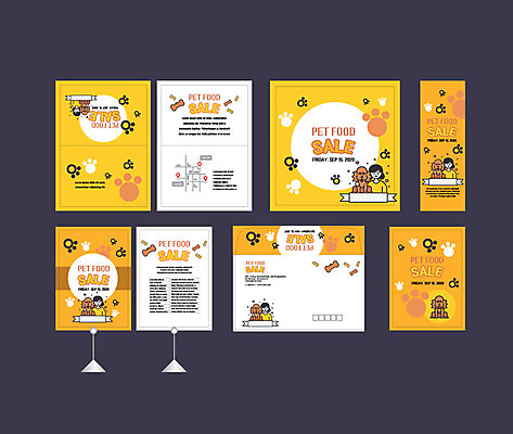 동물 템플릿 한마리 배너 음식 한명 사람 이벤트 세트 노란색 세일 엽서 초대장 약도 반려 성인여자한명만 소봉투 행사세트 행사템플릿 이미지템플릿 AI파일 1 컬러 지도 편지봉투 카드_감사 편지 여자한명만 성인여자만 파일형식 벡터