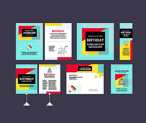 템플릿 배너 배너템플릿 꽃다발 이벤트 사람없음 세트 컬러풀 현수막 생일파티 생일 생일케이크 엽서 초대장 약도 소봉투 행사세트 행사템플릿 AI파일 기념일 꽃 컬러 지도 편지봉투 카드_감사 케이크 편지 파일형식 벡터