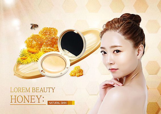 PSD 편집이미지 응시 여자 꽃 한명 사람 상반신 20대 성인 옆모습 뷰티 화장품 한국인 자신감 꿀벌 피부 천연 꿀 벌집 베이지색 파운데이션 의료성형뷰티 성인여자한명만 카피스페이스 이미지편집 식물 1 시선 감정 뷰포인트 컬러 동양인 청년 신체부위 공백 벌_곤충 여자한명만 성인여자만 파일형식