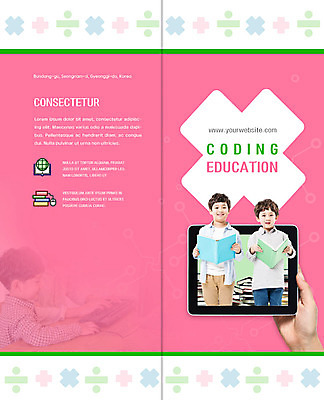 PSD 템플릿 표지디자인 북디자인 손 응시 출판디자인 어린이교육 표지 남자 어린이 리플렛 분홍색 2단접지 북커버 미소 들기 사람 팜플렛 상반신 신체부위 책 세명 컴퓨터 태블릿 지구본 모니터 한국인 스마트 책더미 컴퓨터교육 소년만 코딩 이미지템플릿 시선 교육 컬러 컨셉 모션 표정 동양인 전자제품 스마트기기 무더기 남자만 어린이만 파일형식