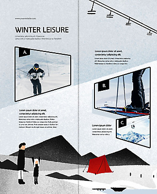 PSD 템플릿 표지디자인 북디자인 출판디자인 내지 어린이 리플렛 겨울 2단접지 북커버 레저 스키 스키장 산 한명 사람 팜플렛 20대 성인 운동 회색 한국인 스키캠프 겨울캠프 이미지템플릿 1 계절 컬러 겨울스포츠 건강 동양인 청년 캠핑 파일형식