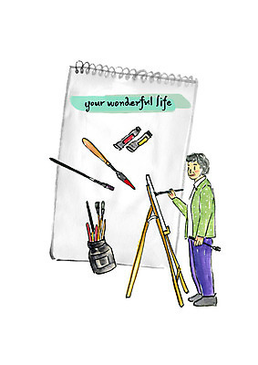 전신 PSD 여자 노년 일러스트 붓터치 수채화 미술 한명 사람 취미 물감 붓 그리기 스케치북 이젤 그림 노인여자한명만 국내일러스트 1 모션 문화예술 학용품 성인 미술도구 여자한명만 노인여자만 파일형식