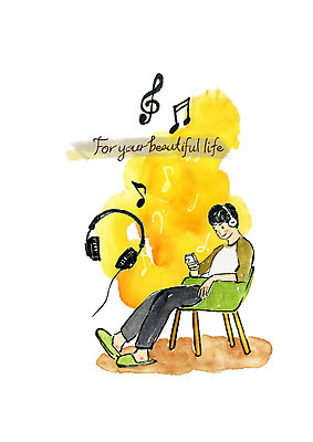 전신 PSD 남자 의자 음표 일러스트 노래 붓터치 수채화 한명 미소 사람 앉기 성인 취미 스마트폰 헤드셋 음악감상 성인남자한명만 국내일러스트 1 기호 음악 음향기기 가구 모션 표정 핸드폰 스마트기기 헤드폰 감상 남자한명만 성인남자만 파일형식