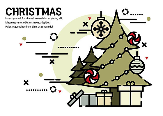 나무 크리스마스장식 크리스마스 일러스트 전구 따뜻함 사탕 선물 사람없음 장식 선물상자 크리스마스트리 귀여움 플랫 감성 오너먼트 국내일러스트 AI파일 식물 기념일 컨셉 디저트 상자 파일형식 벡터