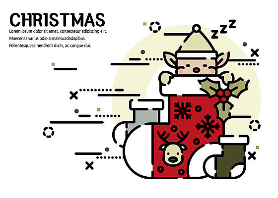 선 잎 크리스마스장식 크리스마스 일러스트 사슴 양말 요정 따뜻함 사람없음 장식 귀여움 잠 플랫 감성 크리스마스양말 포인세티아 국내일러스트 AI파일 식물 기념일 꽃 컨셉 포유류 파일형식 벡터