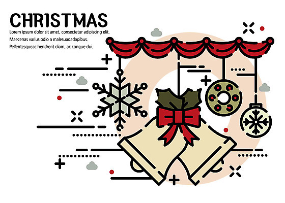 크리스마스장식 크리스마스 일러스트 따뜻함 사람없음 장식 귀여움 커튼 눈송이 플랫 감성 성탄종 오너먼트 크리스마스리스 국내일러스트 AI파일 기념일 컨셉 눈_날씨 화환 파일형식 벡터