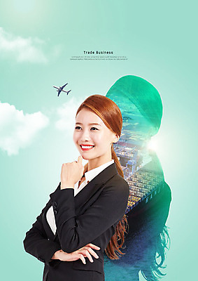 PSD 구름 편집이미지 응시 여자 비즈니스 비행기 한명 미소 사람 정장 상반신 20대 성인 옆모습 초록색 경제 팔짱 턱괴기 한국인 비즈니스우먼 컨테이너 무역 경제성장 성인여자한명만 이미지편집 자연요소 1 시선 옷 산업 뷰포인트 컬러 항공교통 모션 대중교통 표정 동양인 청년 직장인 상승 여자한명만 성인여자만 파일형식