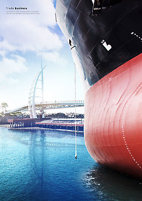 PSD 편집이미지 바다 비즈니스 사람없음 경제 컬러풀 화물선 무역 경제성장 웅장함 가교 선박 이미지편집 건축물 산업 컬러 수상교통 배_교통 상승 파일형식