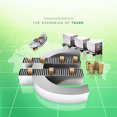 PSD 편집이미지 세계지도 비즈니스 사람없음 초록색 경제 상자 유로 화폐기호 석유 컨테이너 화물선 무역 경제성장 컨베어밸트 이미지편집 기호 산업 컬러 지도 돈 배_교통 세계 기계 화폐 상승 파일형식