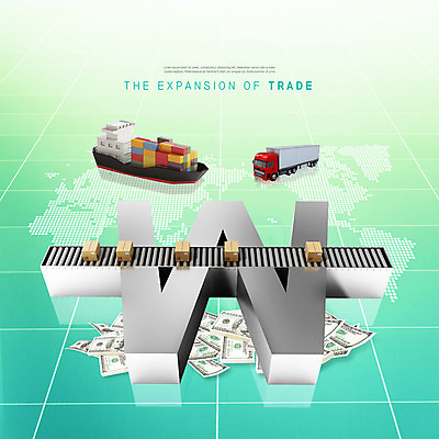PSD 편집이미지 세계지도 지폐 돈 비즈니스 사람없음 경제 달러 트럭 원화 화폐기호 컨테이너 화물선 무역 경제성장 민트색 박스포장 컨베어밸트 이미지편집 기호 산업 컬러 지도 배_교통 포장 자동차 세계 기계 재산 화폐 상승 파일형식