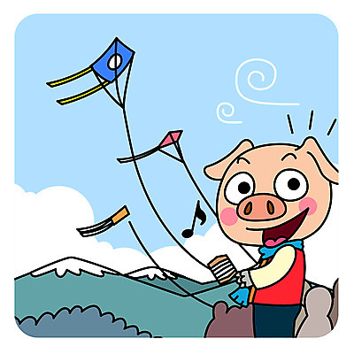 구름 캐릭터 한마리 명절 일러스트 하늘 새해 미소 사람없음 설날 돼지 한복 연 즐거움 연날리기 돼지캐릭터 국내일러스트 일러캐릭터 AI파일 자연요소 1 한국전통 전통 기념일 감정 동물캐릭터 포유류 표정 놀이용품 전통놀이 전통의상 파일형식 벡터