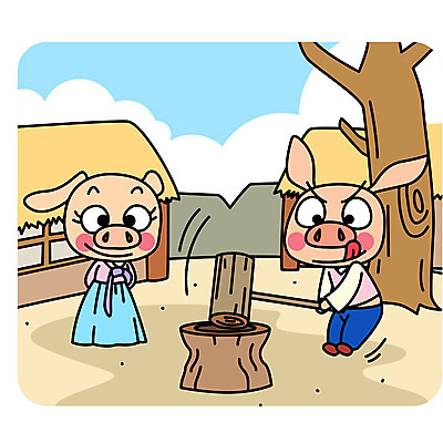 나무 캐릭터 명절 두마리 일러스트 새해 초가집 사람없음 설날 돼지 체험 한복 즐거움 절구 돼지캐릭터 떡메 국내일러스트 일러캐릭터 AI파일 식물 한국전통 전통 기념일 감정 동물캐릭터 컨셉 2 포유류 한옥 도구 전통의상 파일형식 벡터