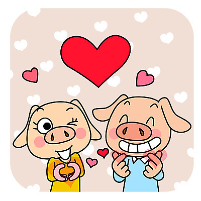 캐릭터 두마리 일러스트 손가락 새해 윙크 미소 사람없음 기쁨 하트 돼지 애정표현 돼지캐릭터 손하트 애교 국내일러스트 일러캐릭터 AI파일 모양 손 감정 동물캐릭터 2 포유류 표정 손짓 표현 파일형식 벡터