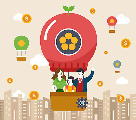 여자 남자 어린이 돈 일러스트 가족 미소 사람 상반신 성인 건물 세명 컬러풀 새싹 달러 열기구 손인사 세금 연말정산 소득공제 국내일러스트 AI파일 식물 건축물 컬러 관계 항공교통 표정 경제 인사 재산 파일형식 벡터