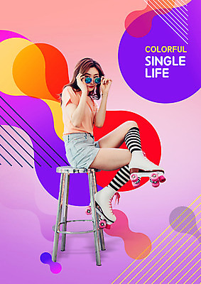 전신 PSD 편집이미지 우먼라이프 응시 여자 선 분홍색 의자 한명 사람 앉기 20대 성인 옆모습 컬러풀 선글라스 한국인 잡기 화려 싱글라이프 성인여자한명만 이미지편집 1 라이프스타일 시선 안경 뷰포인트 컬러 가구 컨셉 모션 동양인 청년 여자한명만 성인여자만 파일형식