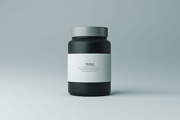 PSD 편집이미지 회색배경 유리병 사람없음 한개 3D소스 3D 약병 잼 디지털합성 목업 편집3D 1 백그라운드 병_용기 약 회색 소스_음식 병_담는 파일형식