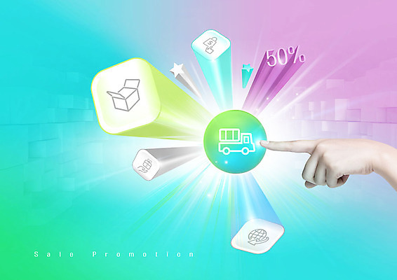 PSD 편집이미지 손 손가락 성인 신체부위 쇼핑 세일 보라색 화장품 가리킴 배송 그라데이션 택배상자 민트색 반값 탑차 이미지편집 컬러 사람 손짓 상자 뷰티 트럭 택배 파일형식