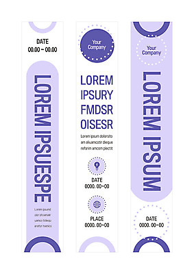 템플릿 배너 배너템플릿 세로배너 지구 전구 사람없음 보라색 흰색 원형 배너세트 이미지템플릿 AI파일 도형 컬러 세로 세트 파일형식 벡터