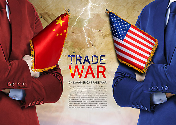 PSD 편집이미지 남자 비즈니스 사람 정장 상반신 성인 두명 빨간색 경제 파란색 글로벌 팔짱 글로벌비즈니스 성조기 번개 오성홍기 무역 역동적 전쟁 갈등 성인남자만 이미지편집 옷 산업 컬러 컨셉 모션 날씨 중국 국기 남자만 성인만 파일형식