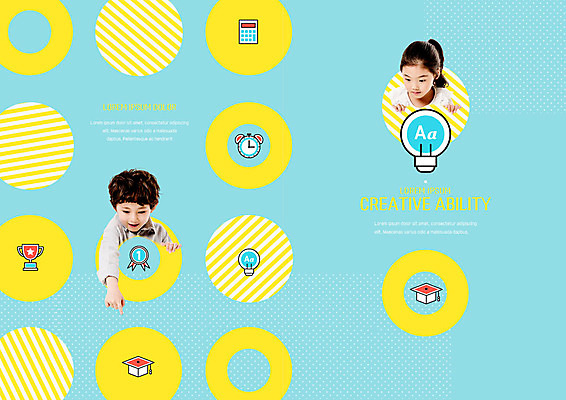 PSD 템플릿 표지디자인 북디자인 응시 출판디자인 여자 교육 표지 남자 어린이 리플렛 하늘색 북커버 학사모 전구 사람 팜플렛 상반신 두명 노란색 한국인 자명종 가리킴 원형 상패 트로피 빗금 창의력 어린이만 이미지템플릿 도형 모자_잡화 시선 시계 컬러 졸업 동양인 손짓 파란색 알람 상_우승 대각선 파일형식