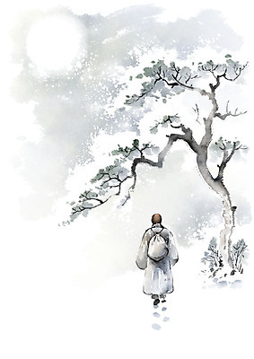 전신 PSD 남자 겨울 불교 일러스트 캘리그라피 밤하늘 흑백 한명 사람 성인 걷기 달 눈 소나무 발자국 승려 산길 눈길 성인남자한명만 국내일러스트 자연요소 나무 1 계절 종교 길 자국 모션 하늘 날씨 눈_날씨 촬영기법 야간 성직자 남자한명만 성인남자만 파일형식