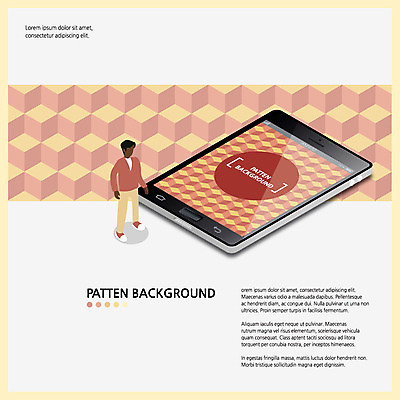 전신 남자 백그라운드 패턴 일러스트 한명 사람 성인 태블릿 사각형 패턴백그라운드 성인남자한명만 국내일러스트 AI파일 도형 1 무늬 전자제품 스마트기기 남자한명만 성인남자만 파일형식 벡터