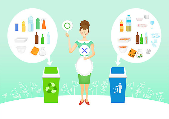 전신 PSD 여자 일러스트 한명 사람 성인 자연보호 환경 그린캠페인 재활용 퀴즈 쓰레기 에코 친환경 분리수거 에코라이프 성인여자한명만 그린슈머 국내일러스트 1 라이프스타일 캠페인 자연 보호 여자한명만 성인여자만 파일형식