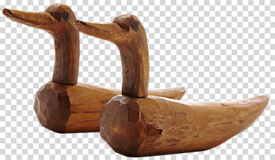 편집이미지 한쌍 사람없음 장식 오브젝트 공예품 청둥오리 PNG 나무공예 편집소스 오리 공예 파일형식