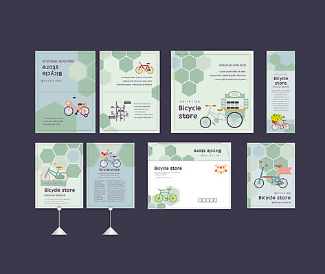 템플릿 배너템플릿 꽃다발 패턴 이벤트 사람없음 세트 상점 자전거 전시 현수막 깃발 전단 엽서 초대장 육각형 약도 자전거부품 소봉투 행사세트 행사템플릿 AI파일 도형 배너 꽃 지도 무늬 편지봉투 카드_감사 바이크 부속품 편지 홍보물 파일형식 벡터