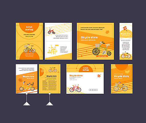 템플릿 배너템플릿 나비 단풍 낙엽 이벤트 사람없음 세트 노란색 상점 자전거 주황색 전시 현수막 전단 엽서 초대장 약도 소봉투 행사세트 행사템플릿 AI파일 배너 컬러 곤충 잎 지도 편지봉투 카드_감사 바이크 편지 홍보물 파일형식 벡터