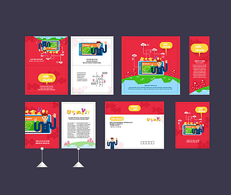 템플릿 배너템플릿 교육 남자 지구 모바일 사람 이벤트 여러명 상반신 성인 빨간색 스마트폰 세트 전시 현수막 전단 엽서 초대장 약도 소봉투 행사세트 행사템플릿 코딩 AI파일 배너 컬러 다수 지도 편지봉투 카드_감사 핸드폰 스마트기기 편지 홍보물 컴퓨터교육 파일형식 벡터