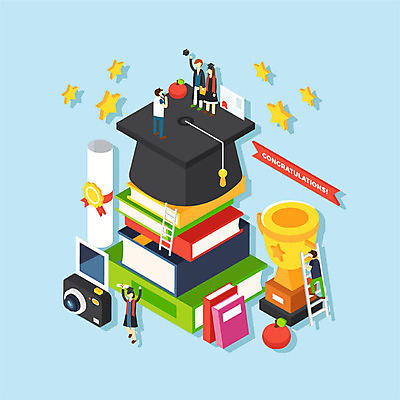 전신 여자 남자 별 일러스트 학사모 졸업 사다리 졸업식 기념 사람 여러명 성인 책 태블릿 카메라 사진촬영 사과 졸업장 상패 트로피 아이소메트릭 책더미 국내일러스트 AI파일 자연요소 모자_잡화 교육 다수 과일 전자제품 스마트기기 촬영 도구 상_우승 무더기 파일형식 벡터